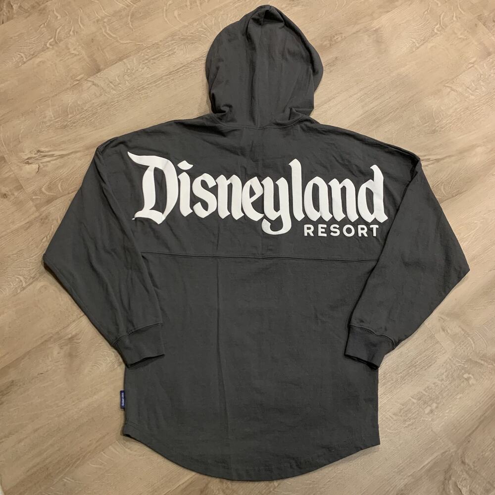 Walt Disney Disneyland Resort Gray Spirit Jersey Hoodie Shirt Adult Small S